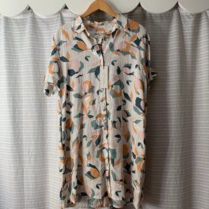 NWT Rachel Zoe Linen Shirt Dress, L